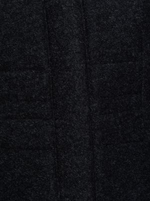 Plstěný kabát Jacquemus šedý