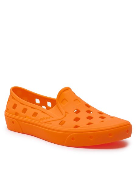 Туфли без шнуровки Vans оранжевые