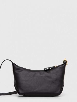 Usnjena torba Lauren Ralph Lauren črna