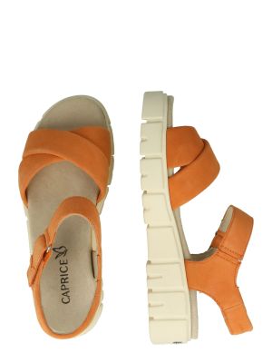 Zomšinės sandalai Caprice oranžinė