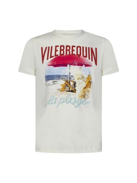Koszulka z nadrukiem Vilebrequin biała