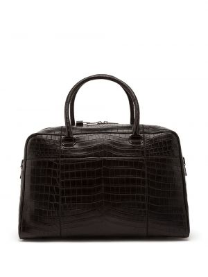 Iš natūralios odos kelioninis krepšys Dolce & Gabbana juoda