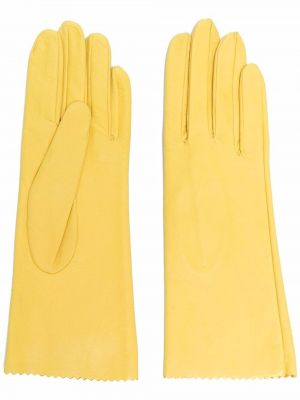 Usnjene rokavice Manokhi rumena