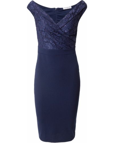 Коктейлна рокля Sistaglam синьо
