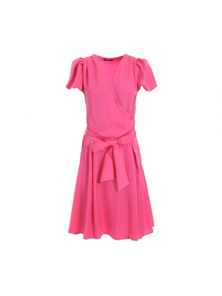 Minikleid mit v-ausschnitt Yes Zee pink
