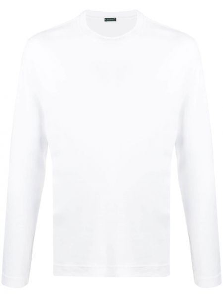 Прилепнала риза Zanone бяло
