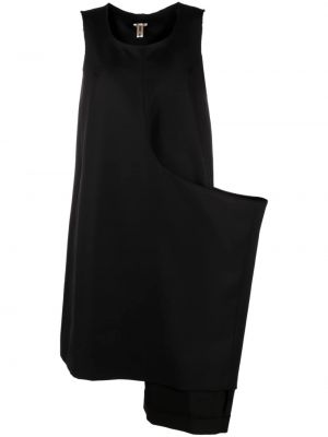 Asymmetrisches woll kleid Comme Des Garçons schwarz