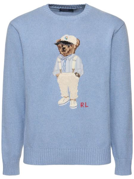 Striktrøje Polo Ralph Lauren blå