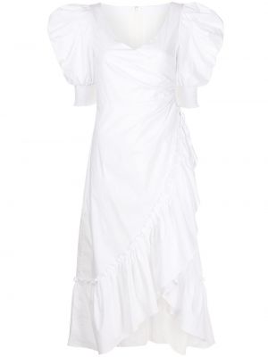 Bílé šaty ke kolenům Cinq A Sept