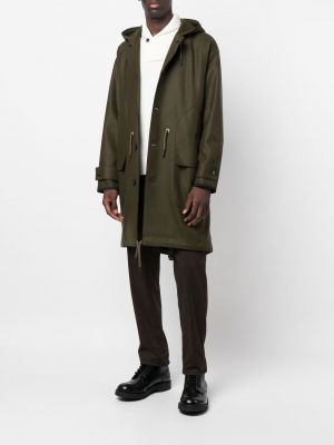Mantel mit kapuze Pt Torino grün