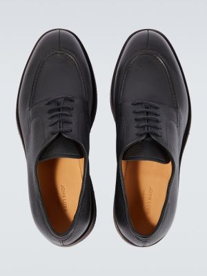 Iš natūralios odos oksfordo batai John Lobb juoda
