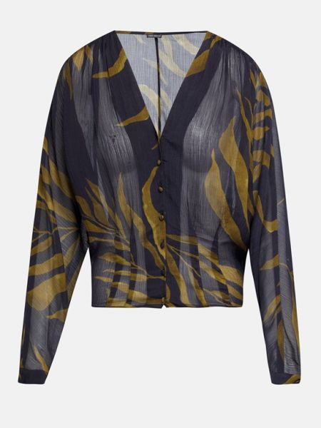 Шелковая блузка Iris Von Arnim синяя