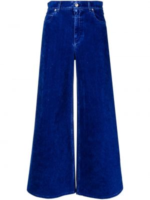 Voľné džínsy s vysokým pásom Marni modrá