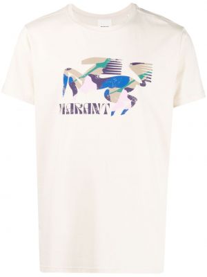 T-shirt aus baumwoll mit print Marant