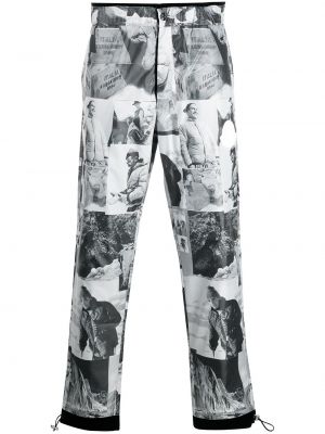 Pantalones de chándal con estampado Moncler gris