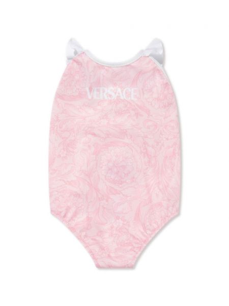 Printti uima-asut tytöille Versace Kids pinkki