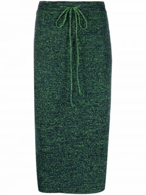 Midi sukně Essentiel Antwerp, zelená