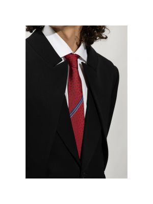 Corbata de seda Salvatore Ferragamo rojo