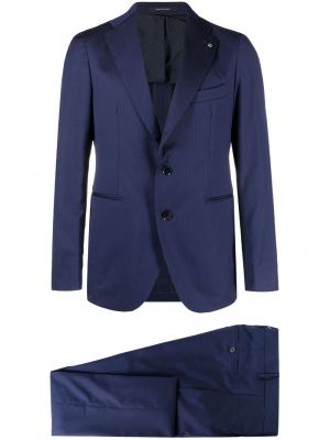 Vlnený oblek Tagliatore modrá