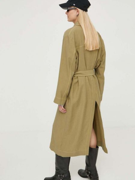 Trench oversize Ps Paul Smith verde