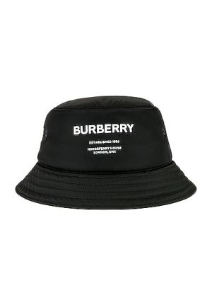 Slnečný klobúk Burberry - čierna