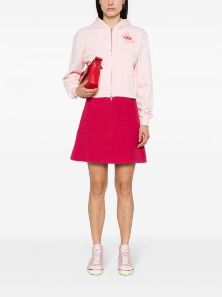 Kapučdžemperis ar apdruku Kenzo rozā