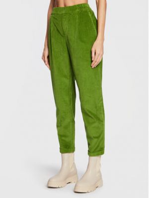 Pantalon chino large United Colors Of Benetton vert
