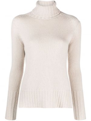Кашмирен пуловер Drumohr бяло