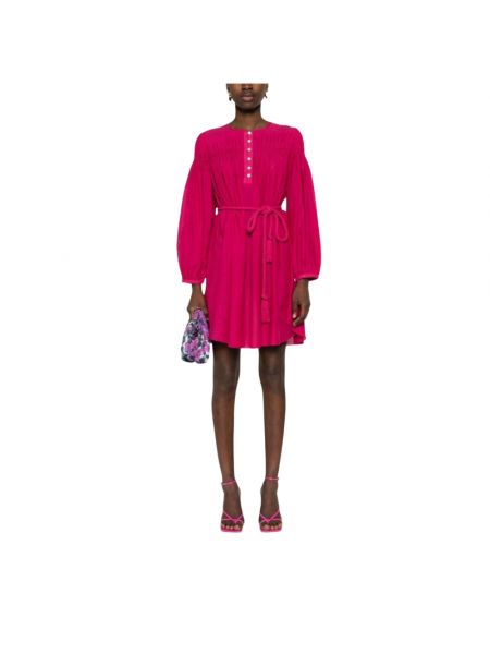 Minikleid mit kurzen ärmeln Isabel Marant Etoile pink