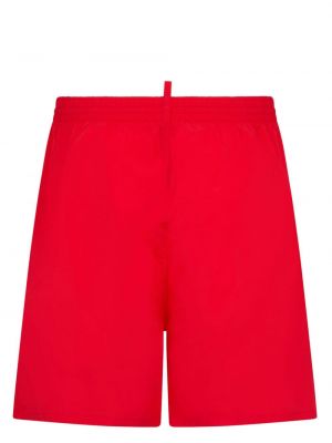 Shorts à imprimé Dsquared2 rouge