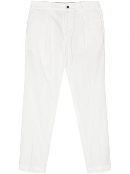Παντελόνι chino Dell'oglio λευκό