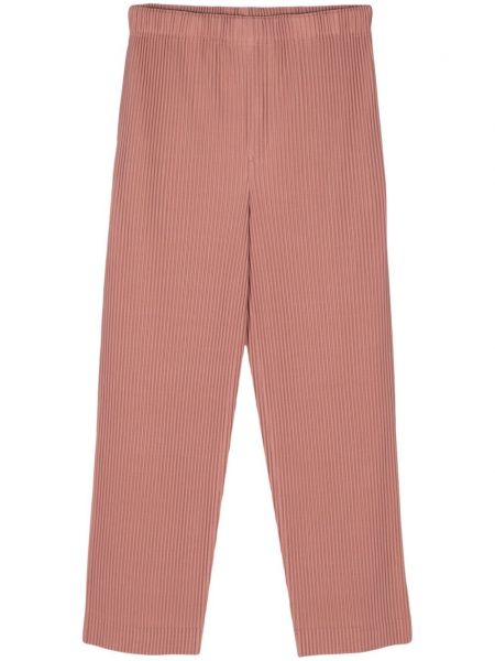Pantaloni cu picior drept Homme Plisse Issey Miyake roz