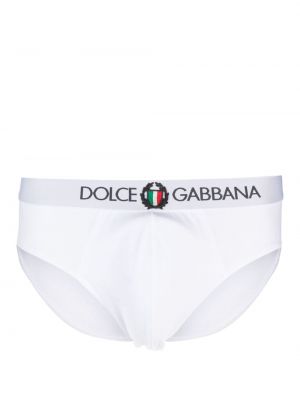 Pamut boxeralsó Dolce & Gabbana fehér