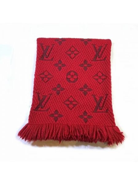 Estola de lana retro Louis Vuitton Vintage rojo