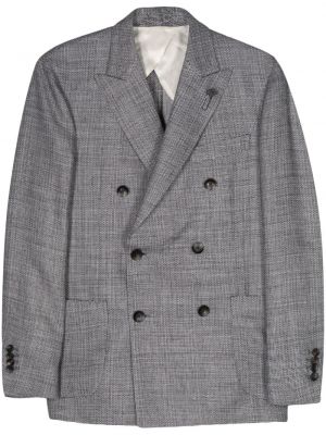 Dobbeltradet blazer Lardini sort