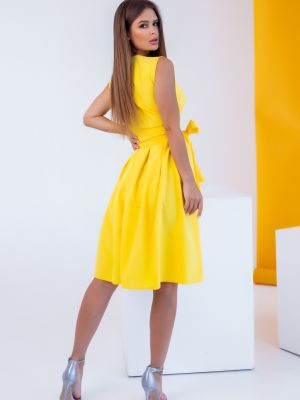 Платье мини Issa Plus желтое