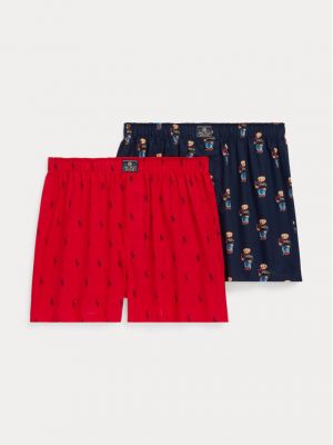 Bavlněné boxerky Polo Ralph Lauren červené