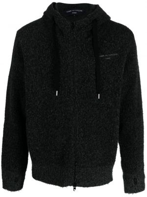 Mikina s kapucí na zip Comme Des Garçons Homme šedá