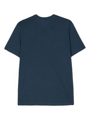 Kokvilnas t-krekls Majestic Filatures zils