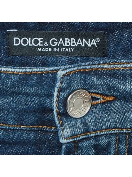 Szorty jeansowe Dolce & Gabbana Pre-owned niebieskie
