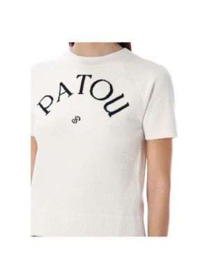 Camiseta de tejido jacquard Patou blanco