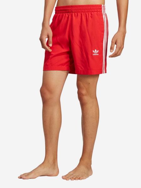 Prugaste gaćice Adidas Originals crvena