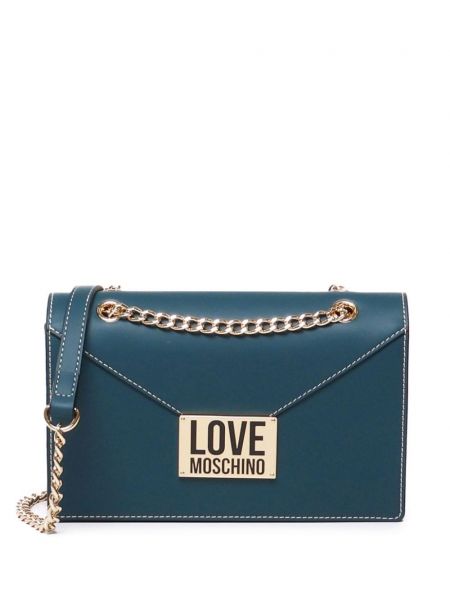 Zincir çanta Love Moschino mavi