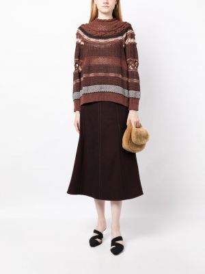 Sweatshirt Mame Kurogouchi braun