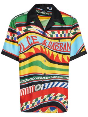 Hedvábná košile Dolce & Gabbana