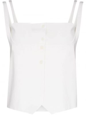 Klassisk vest Low Classic hvit