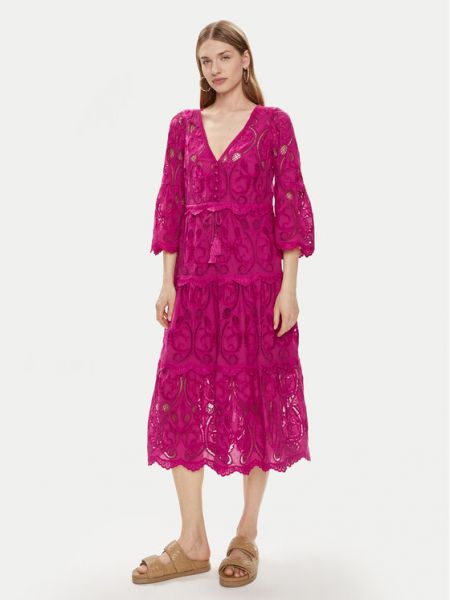 Φόρεμα Luisa Spagnoli ροζ