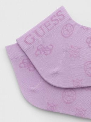 Носки Guess фиолетовые