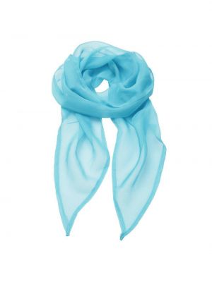 Шифоновый шарф в деловом стиле Premier синий