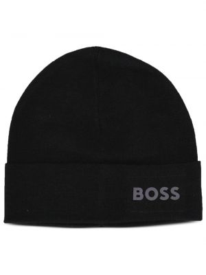 Čepice s potiskem Boss černý
